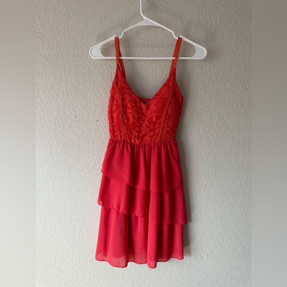 Sexy women dress peach color